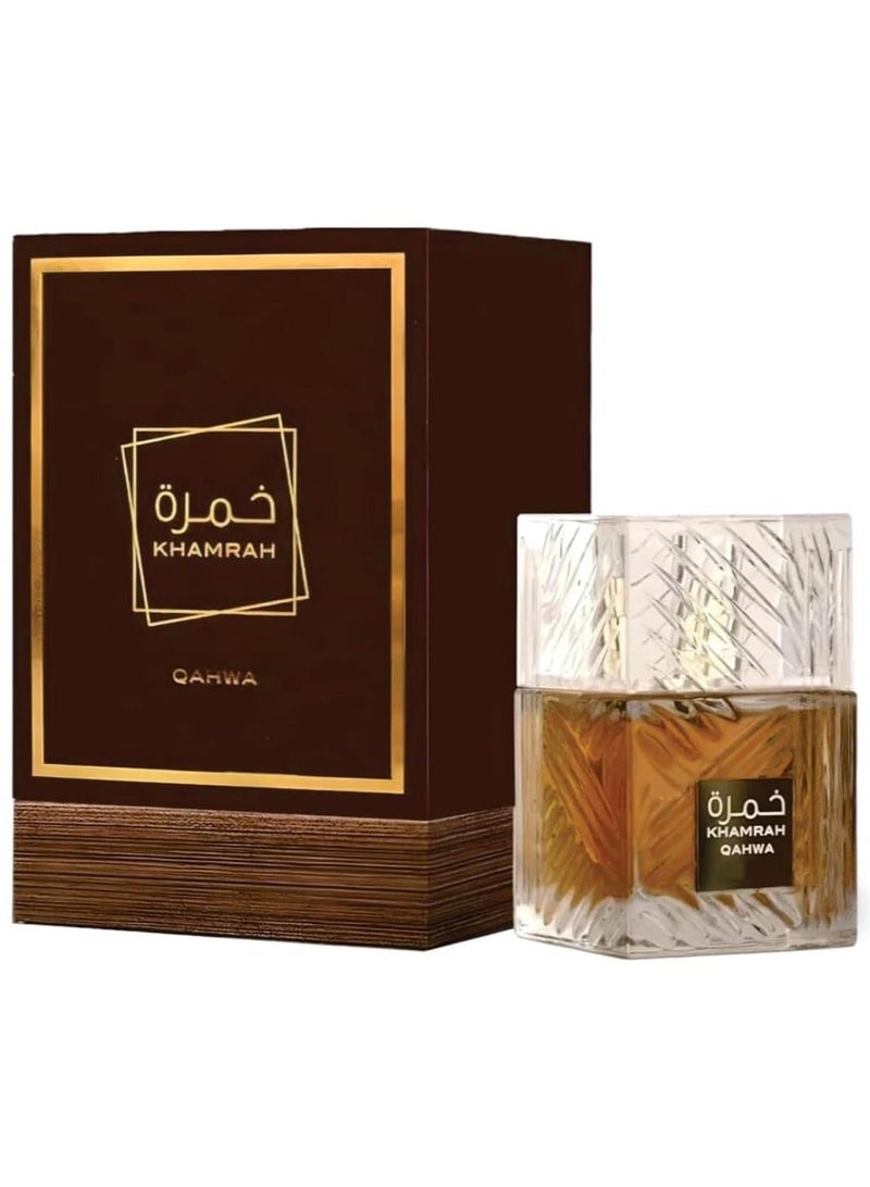 Lattafa Khamrah Qahwa Eau De Parfum 100 ml & Khamrah Unisex EDP by Lattafa 100ml Bundle - Image 3